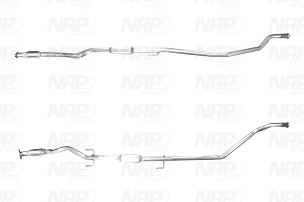 Tuyau d'échappement NAP carPARTS CAC10656