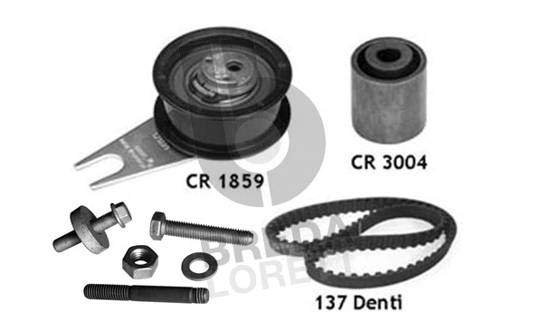 Kit de courroie crantée BREDA LORETT KCD0042