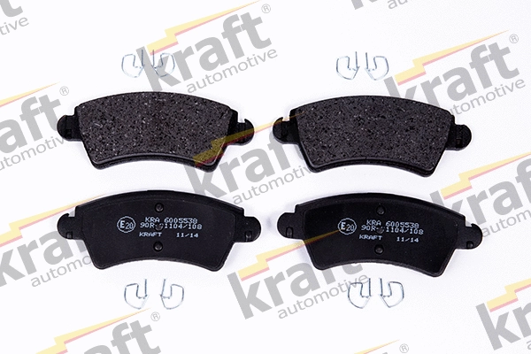 Kit de plaquettes de frein, frein à disque KRAFT AUTOMOTIVE 6005538