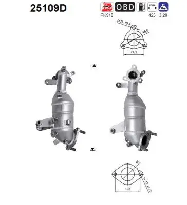 Catalyseur AS 25109D