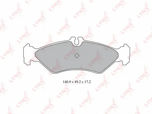 Kit de plaquettes de frein, frein à disque LYNXAUTO BD-5338