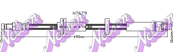 Flexible de frein KAWE H7679
