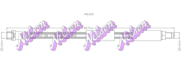 Flexible de frein KAWE H6160