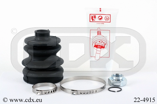 Jeu de joints-soufflets, arbre de commande CDX 22-4915