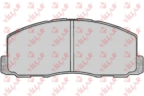 Kit de plaquettes de frein, frein à disque VILLAR 626.0260