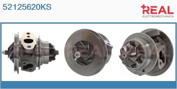 Groupe carter, turbocompresseur REAL 52125620KS