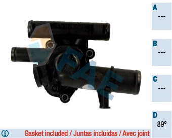 Thermostat, liquide de refroidissement FAE 5350889
