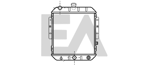 Radiateur, refroidissement du moteur EACLIMA 31R19013