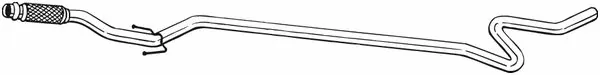 Tuyau d'échappement BOSAL 975-001