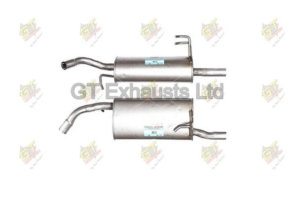 Silencieux arrière GT Exhausts GCL298