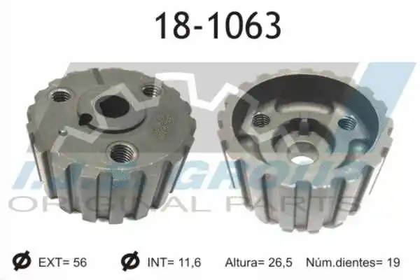 Roue dentée, arbre de commande de distributeur IJS GROUP 18-1063