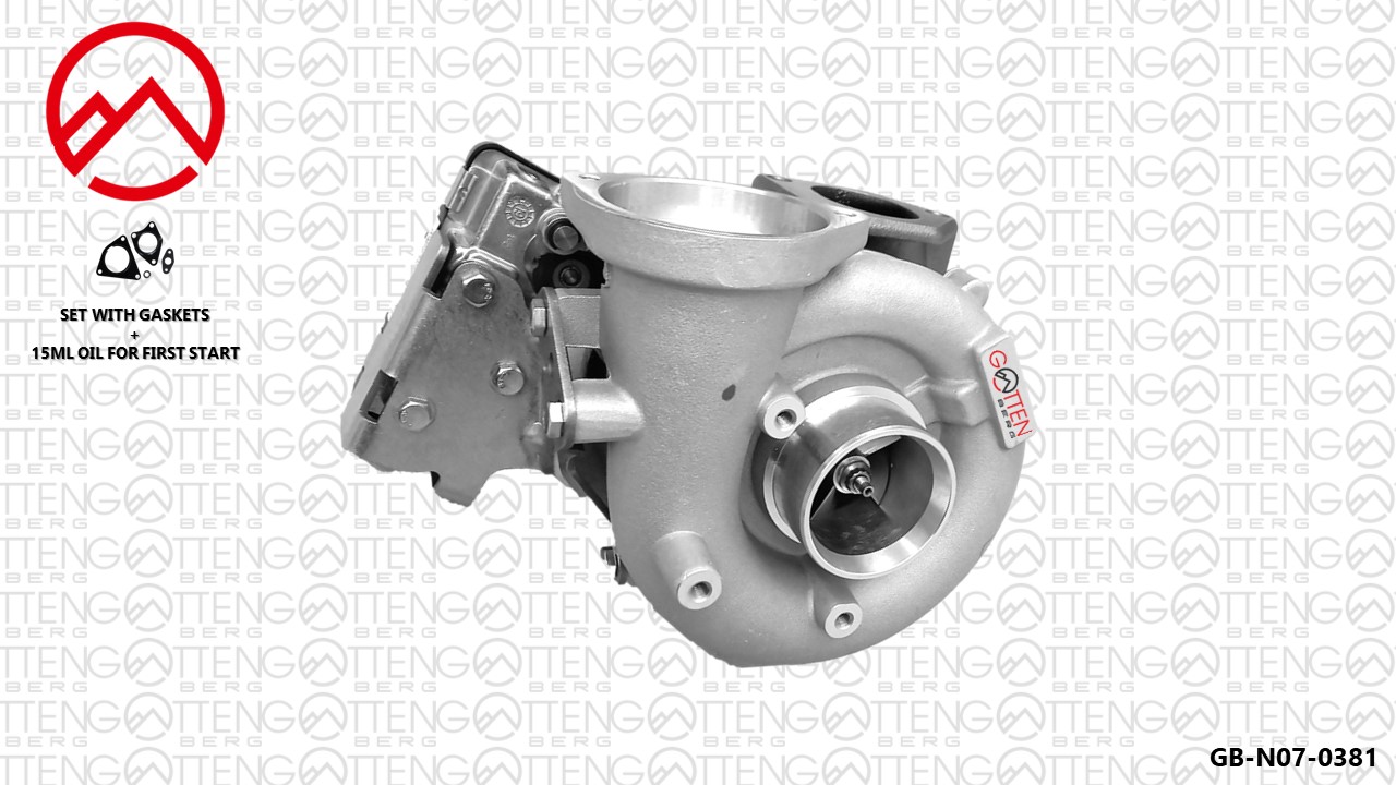 Turbocompresseur, suralimentation OES PARTS GB-N07-0381