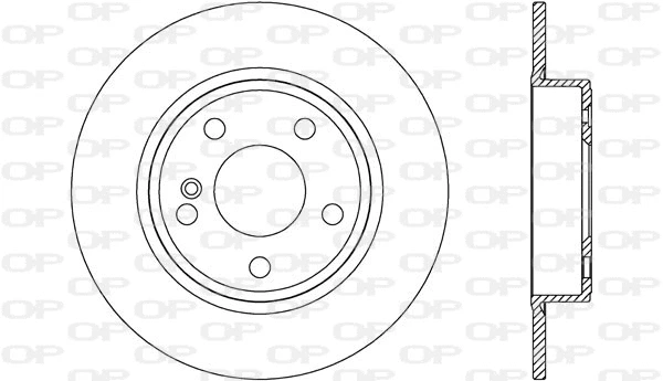 Disque de frein OPEN PARTS BDR2642.10