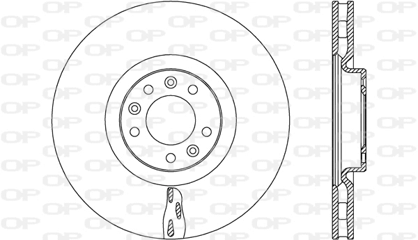 Disque de frein OPEN PARTS BDR2651.20