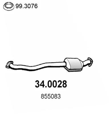 Catalyseur ASSO 34.0028