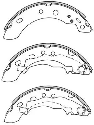 Jeu de mâchoires de frein SB BS22251