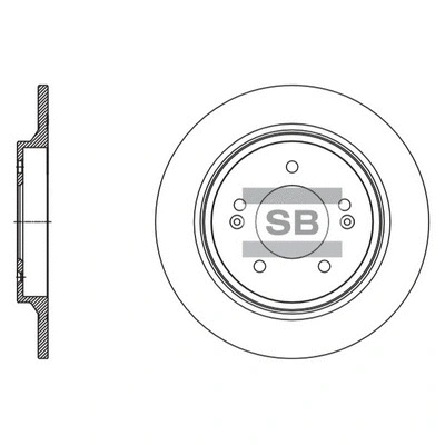 Disque de frein Hi-Q SD1131