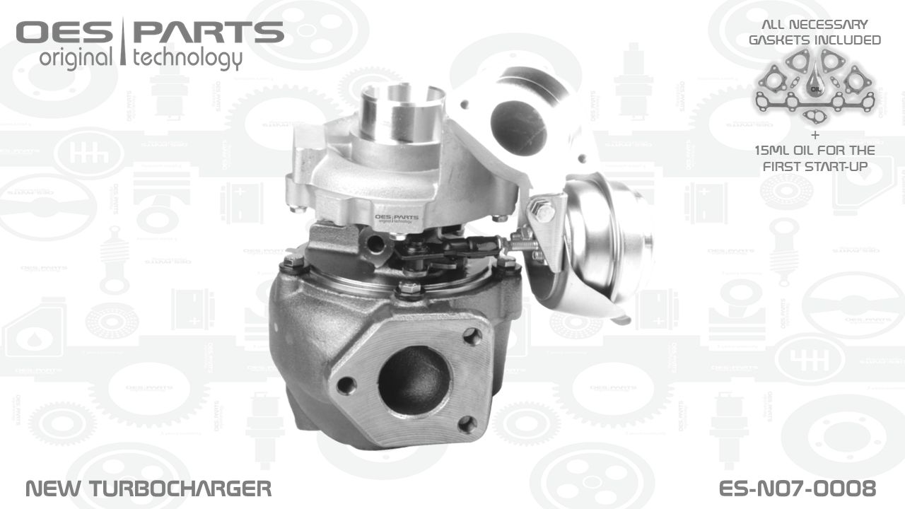 Turbocompresseur, suralimentation OES PARTS ES-N07-0008
