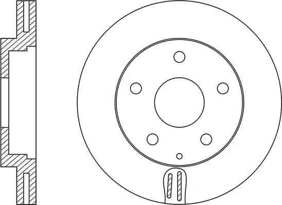 Disque de frein FIT FR0624V