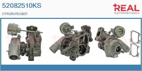 Turbocompresseur, suralimentation REAL 52082510KS