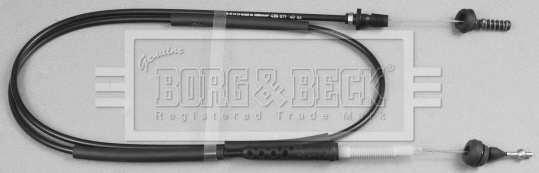 Câble d'accélération BORG & BECK BKA1070
