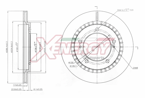 Disque de frein AP XENERGY X602868