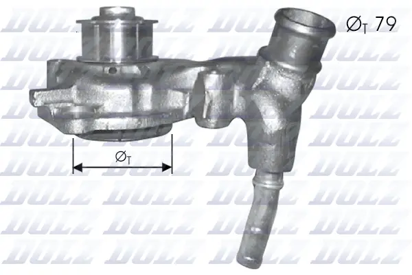 Pompe à eau, refroidissement du moteur DOLZ F166
