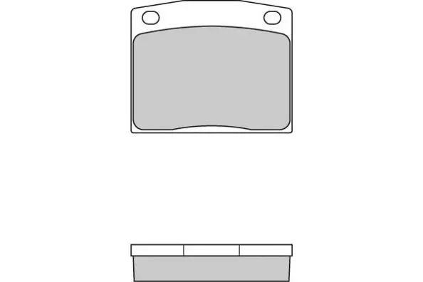 Kit de plaquettes de frein, frein à disque E.T.F. 12-0095