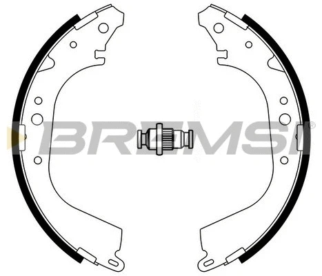 Jeu de mâchoires de frein BREMSI GF0937A