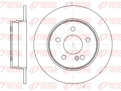 Disque de frein REMSA 61069.00
