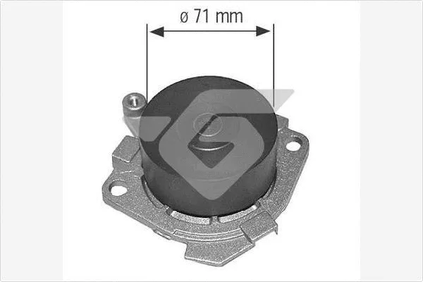 Pompe à eau, refroidissement du moteur HUTCHINSON WP0025V