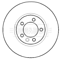 Disque de frein BORG & BECK BBD5916S
