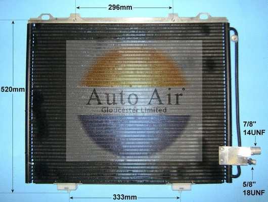 Condenseur, climatisation AUTO AIR GLOUCESTER 16-6585