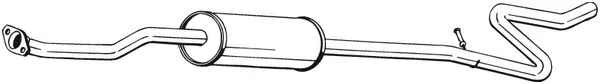 Silencieux central BOSAL 288-133
