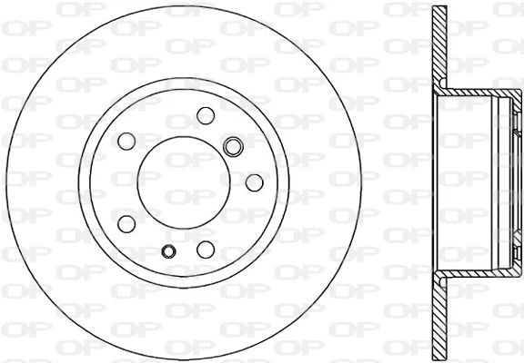 Disque de frein OPEN PARTS BDA1085.10