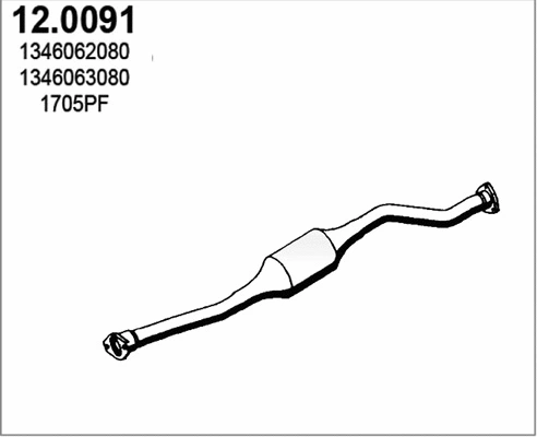 Catalyseur ASSO 12.0091