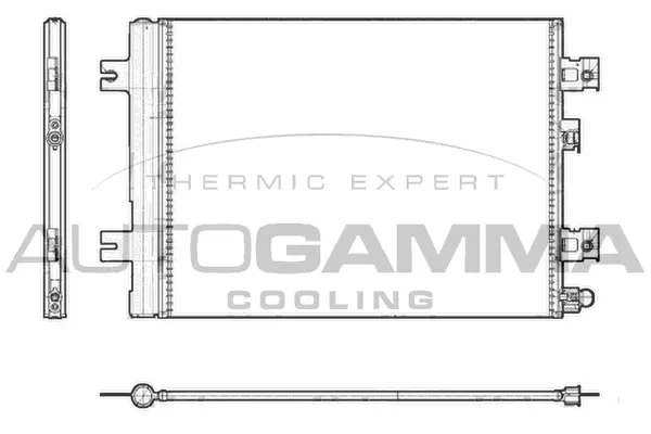 Condenseur, climatisation AUTOGAMMA 105513