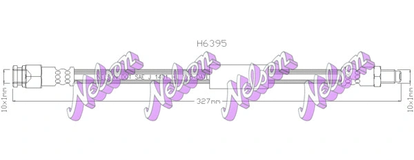 Flexible de frein KAWE H6395