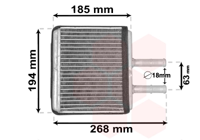 Système de chauffage VAN WEZEL 08006042
