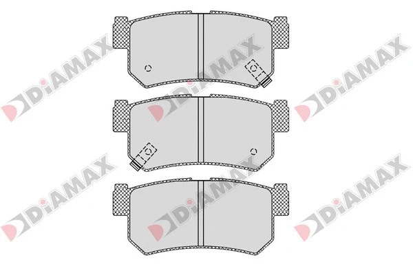 Kit de plaquettes de frein, frein à disque DIAMAX N09362