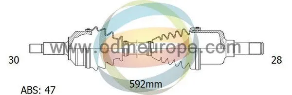 Arbre de transmission 4X4 ESTANFI EST-18-081421
