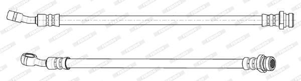 Flexible de frein FERODO FHY2707