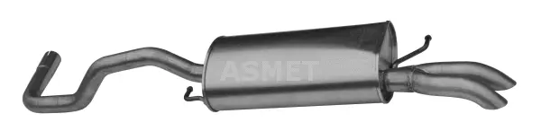 Silencieux arrière ASMET 19.016