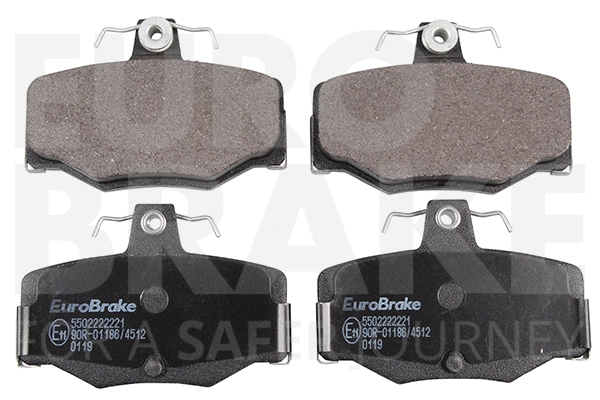 Kit de plaquettes de frein, frein à disque EUROBRAKE 5502222221