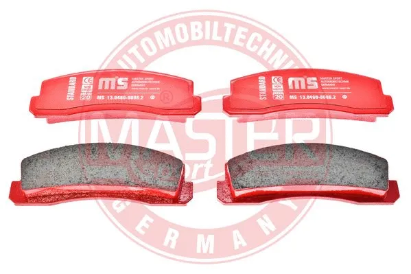 Kit de plaquettes de frein, frein à disque MASTER-SPORT GERMANY 13046080062-SET-MS