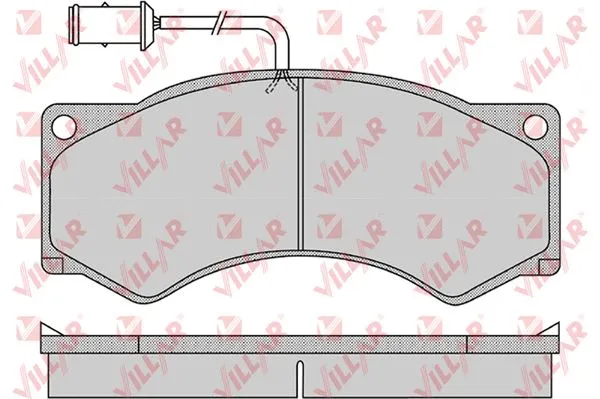 Kit de plaquettes de frein, frein à disque VILLAR 626.1143