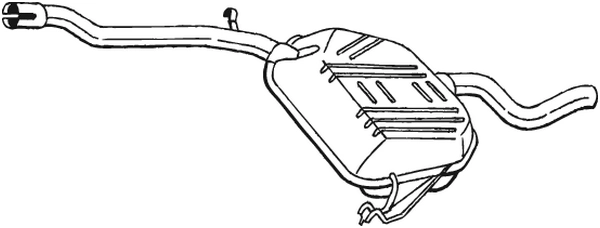 Silencieux central KLOKKERHOLM 278-387
