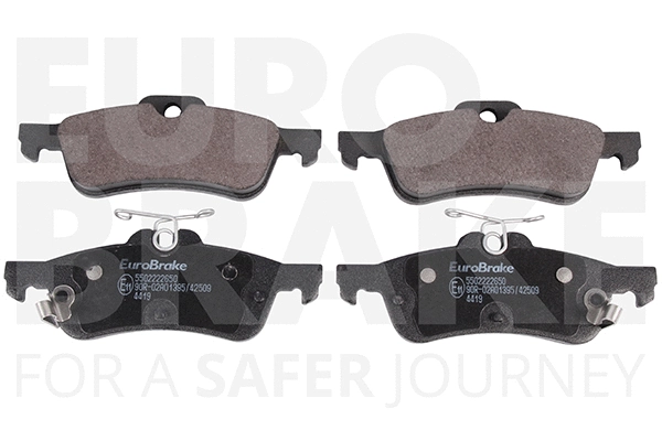 Kit de plaquettes de frein, frein à disque EUROBRAKE 5502222650