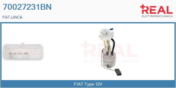 unité d'alimentation de carburant REAL 70027231BN