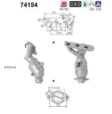 Catalyseur AS 74154